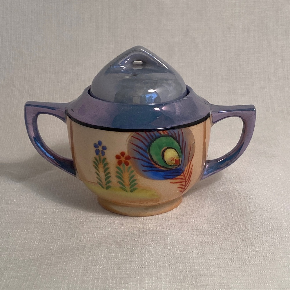 Vintage Lusterware Sugar Bowl